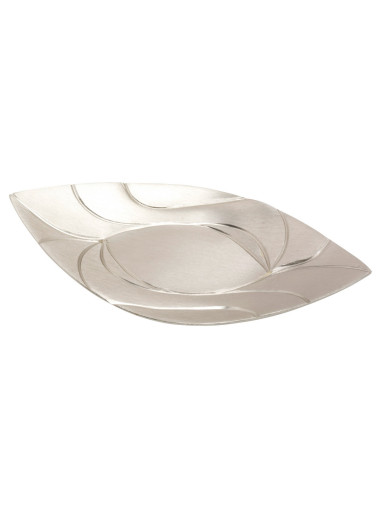 Platillo oval niquelado 9x5,5 cm interno