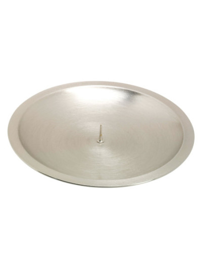 Platillo niquelado con espina D 13 cm