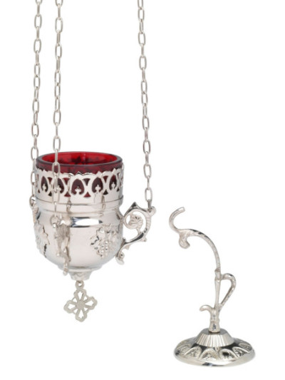 Gancho de lanterna niquelado L 14 cm