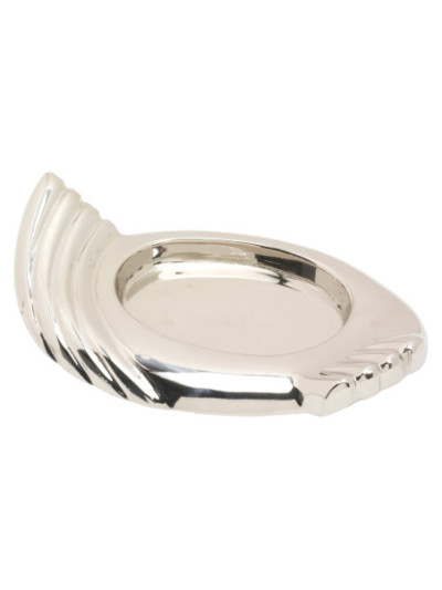 Platillo oval niquelado 8,5x5,5 cm interno