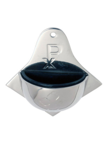 Pila agua bendita niquelada H 10 cm