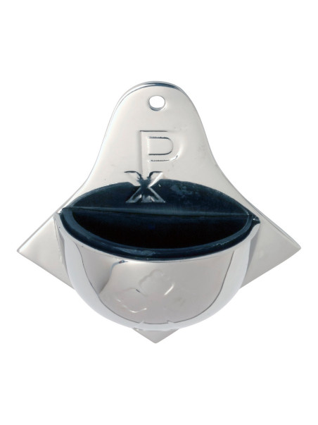 Pila agua bendita niquelada H 10 cm