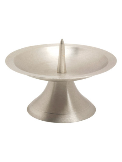 Candelero niquelado espina grande D 11 cm