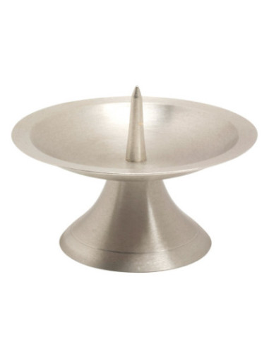 Candelero niquelado espina grande D 11 cm