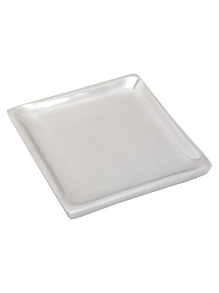 Platillo de aluminio pulido 9x9 cm interno