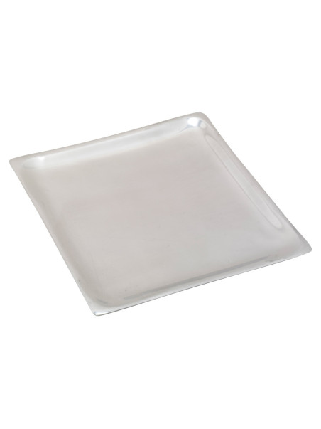 Platillo de aluminio pulido 11x11cm interno