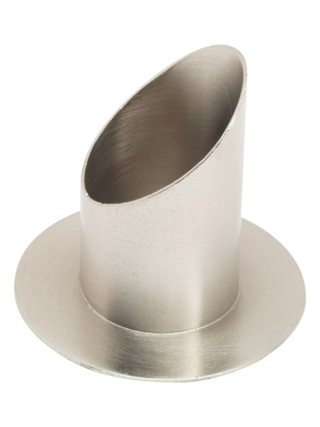 Candelero niquelado D 5 cm