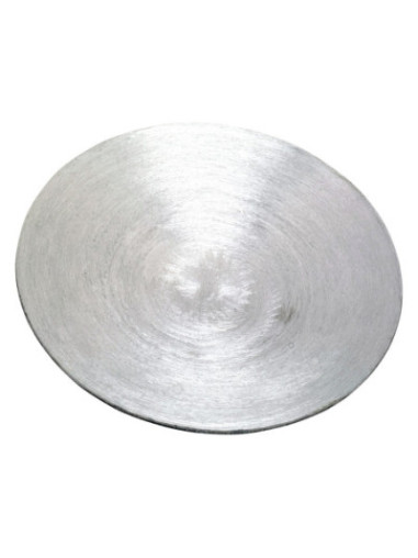 Platillo de aluminio plata D 12,5 cm