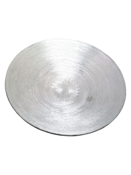 Platillo de aluminio plata D 12,5 cm