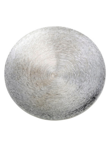 Platillo de aluminio plata D 14 cm