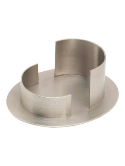 Platillo oval niquelado 7x5 cm interno