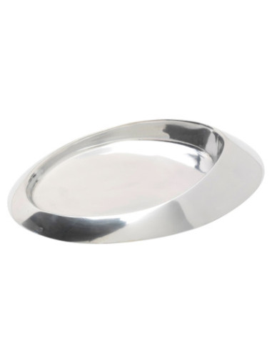 Platillo oval niquelado 13x8 cm interno