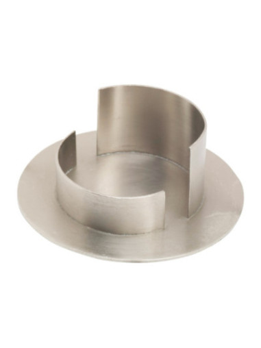 Candelero niquelado D 6 cm interno