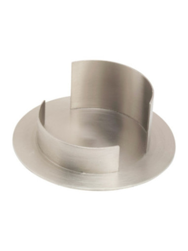 Candelero niquelado D 7 cm interno