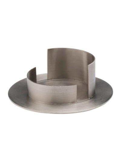 Candelero niquelado D 8 cm interno