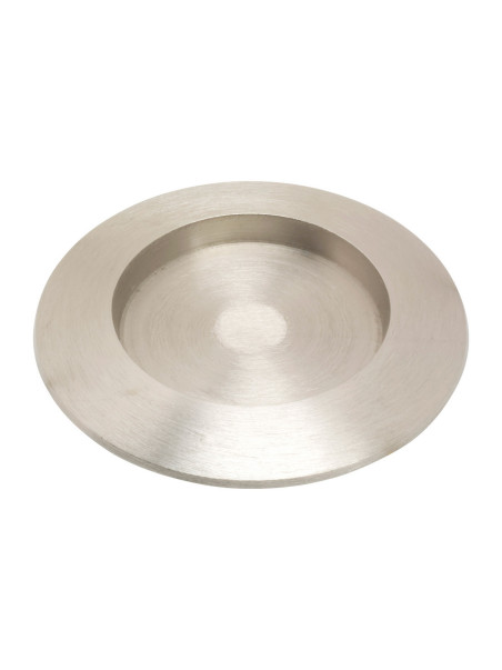 Candelero de aluminio niquelado D 12 cm interno