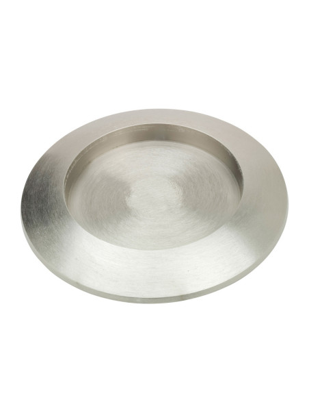 Candelero de aluminio niquelado D 14 cm interno
