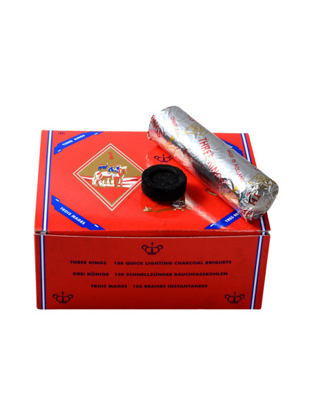 Carbón 33 mm 10 rollos x 10 cada uno