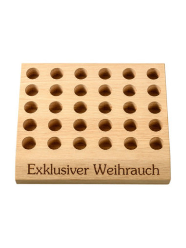 Mostrador de madera "incienso exclusivo"