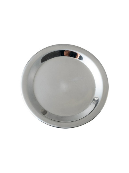 Plato de incensio, acero inoxidable D 8 cm