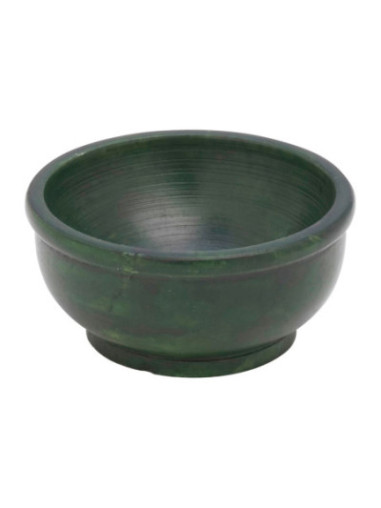 Bandejita de incienso verde D 6,5 cm