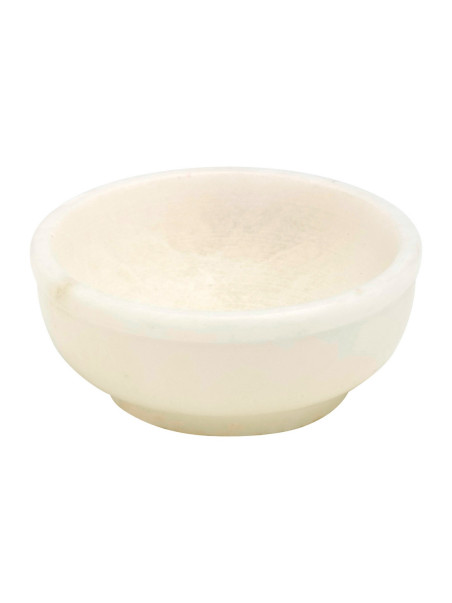 Bandejita de incienso blanco D 7,5 cm