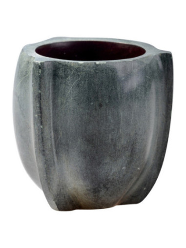 Bandejita de inciensio esteatita D 6 cm H 6,5 cm
