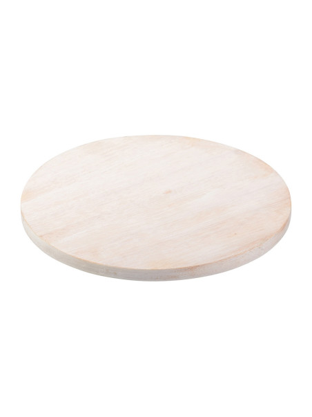 Platillo de madera clara D 10 cm