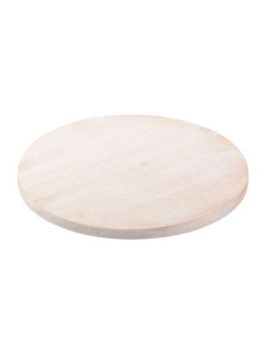 Platillo de madera clara D 14 cm