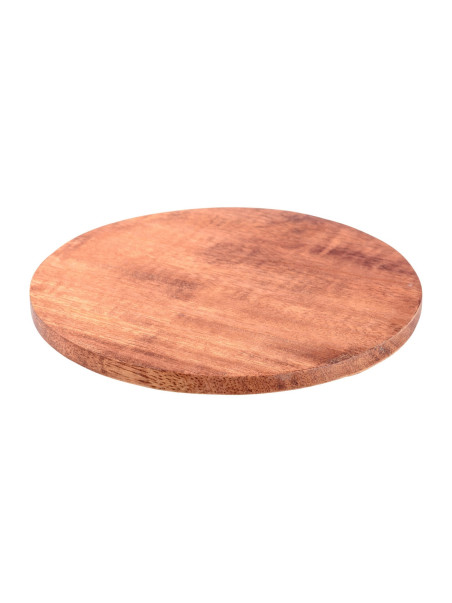 Platillo de madera oscura D 14 cm