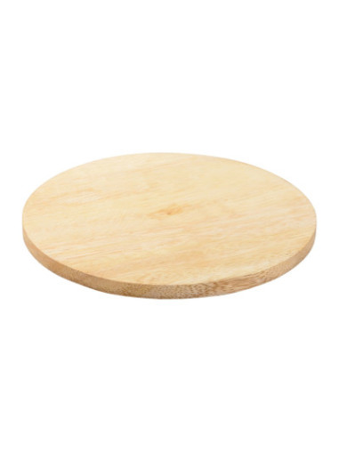 Platillo de madera natural D 14 cm