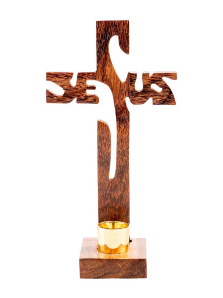 Cruz "Jesus" H 19 cm