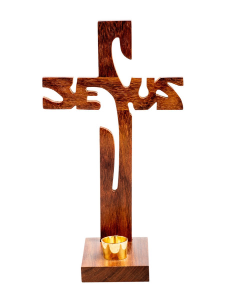 Cruz "Jesus" H 24 cm
