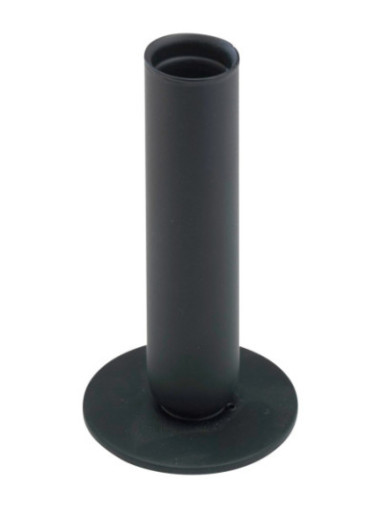 Candelero de hierro negro H 12 cm
