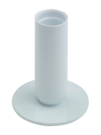 Candelero de hierro blanco H 8 cm