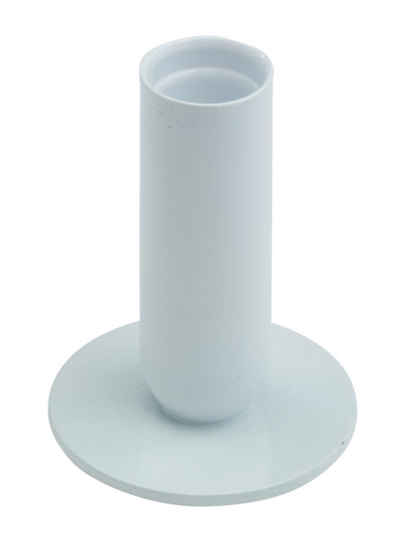 Candelero de hierro blanco H 8 cm