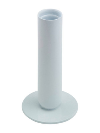 Candelero de hierro blanco H 12 cm