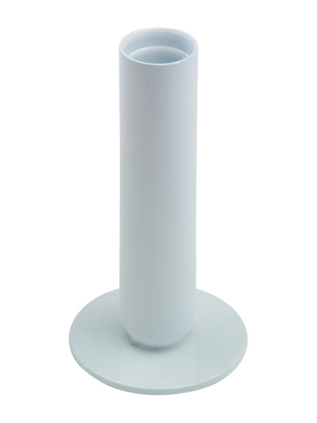 Candelero de hierro blanco H 12 cm