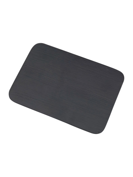 Platillo de aluminio negro D 17x12 cm