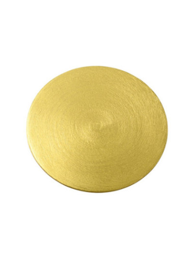 Plattillo de aluminio oro D 14 cm