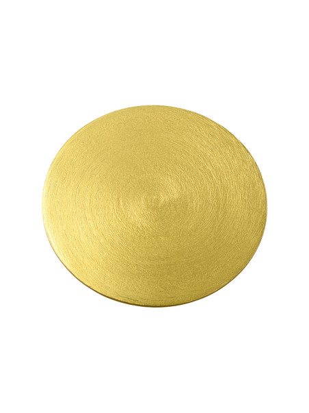 Plattillo de aluminio oro D 14 cm