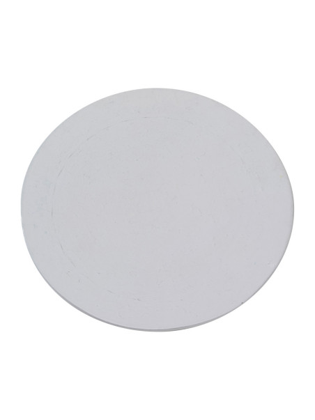 Plattillo de aluminio blanco D 10 cm