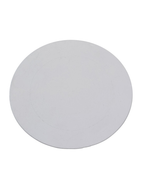 Plattillo de aluminio blanco D 12 cm