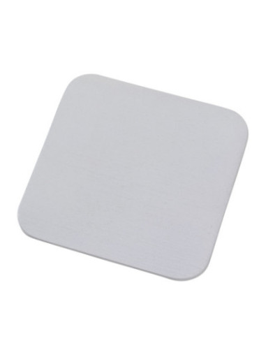 Platillo de aluminio blanco 10x10 cm