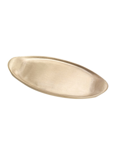 Platillo oval mate 13x6,5 cm interior