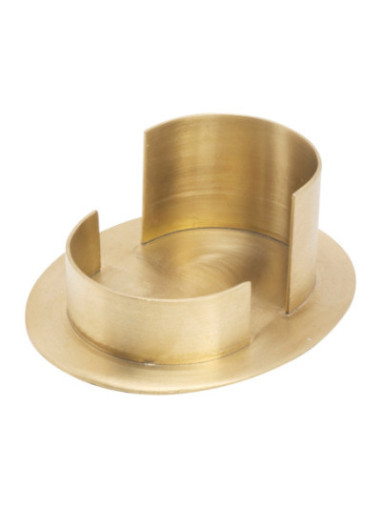 Candelero oval mate 7x5 cm interno