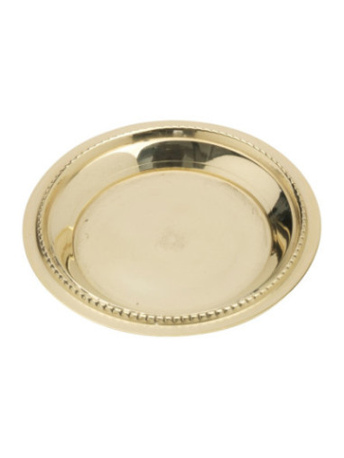 Platillo con borde de perlas pulido D 7 cm