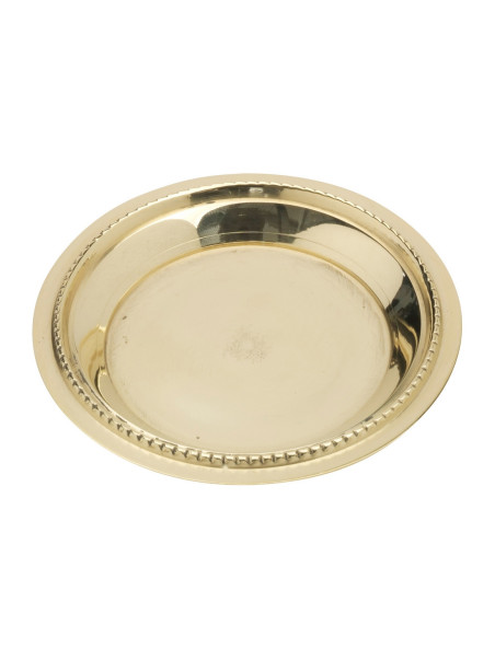 Platillo con borde de perlas pulido D 7 cm