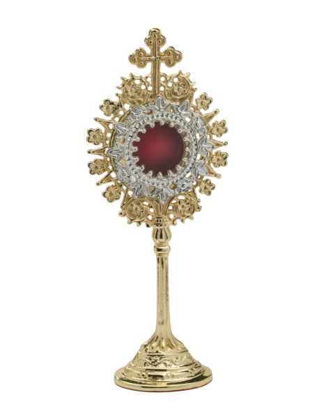 Relicario dorado  H 19,5 cm