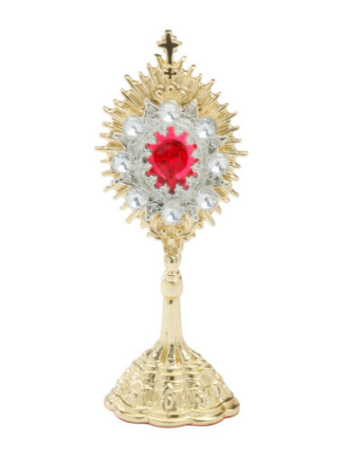 Relicario dorado H 14,5 cm